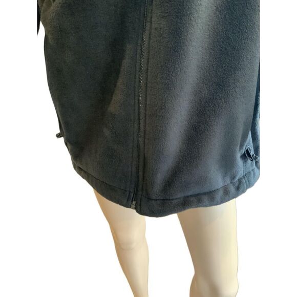 Columbia Black Fleece Full-Zip High Collar Logo Unisex Jacket Size Medium - Picture 3 of 13